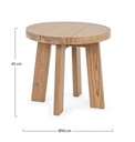 Tavolino arredo giardino legno Bolivar