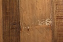 Tavolino bianco in legno riciclato stile design cm Ø90 - 38
