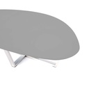 Tavolino in mdf grigio chiaro 140x80x32h cm