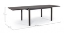 Tavolo All Pelagius 135-270X90 Antr Yk13