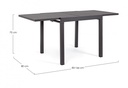 Tavolo All. Pelagius 83-166X80 Antr Yk13
