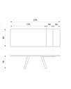 Tavolo Allungabile 170-270 x 90 cm - Xavier
