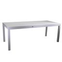 Tavolo alluminio allungabile  da giardino bianco cm 90 x 210/280 x h 73