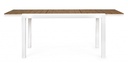 Tavolo allungabile 140-200x90 bianco in alluminio