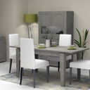 Tavolo allungabile Cemento MEGARON 120/160X80 cm