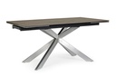 Tavolo allungabile acciaio ceramica Arzachel cm 160/240 x 90