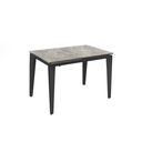 Tavolo allungabile con top in ceramica 120/170x80 cm