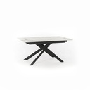 Tavolo allungabile con top in marmo calacatta 170/270x90x76h cm