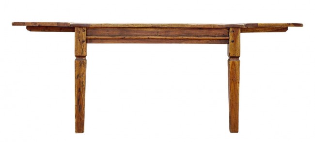 Tavolo allungabile in legno stile rustico cm 120/160/200x90 cm