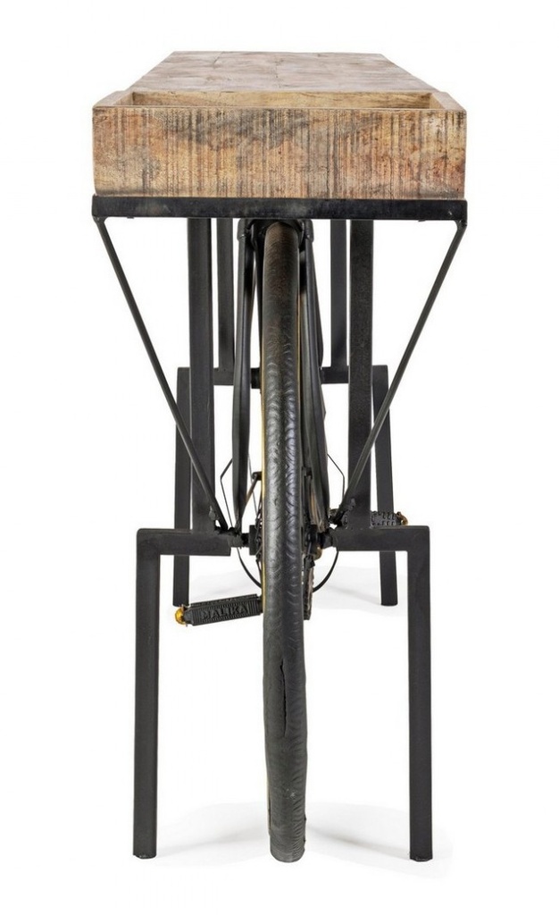 Tavolo consolle design bicicletta retro