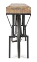 Tavolo consolle design bicicletta retro