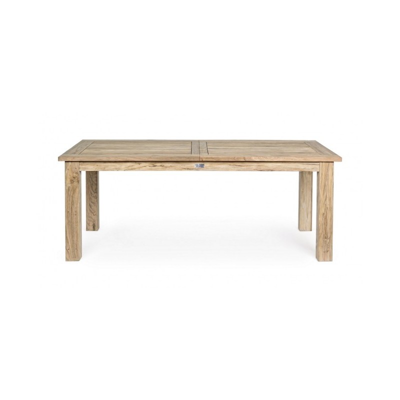 Tavolo da esterno Rettangolare in Legno Teak FSC cm 200/260x 100x h 78