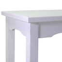 Tavolo esposizione in legno bianco