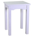 Tavolo esposizione in legno bianco Nantes cm154x46xh100