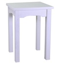 Tavolo esposizione in legno bianco Nantes cm154x46xh100