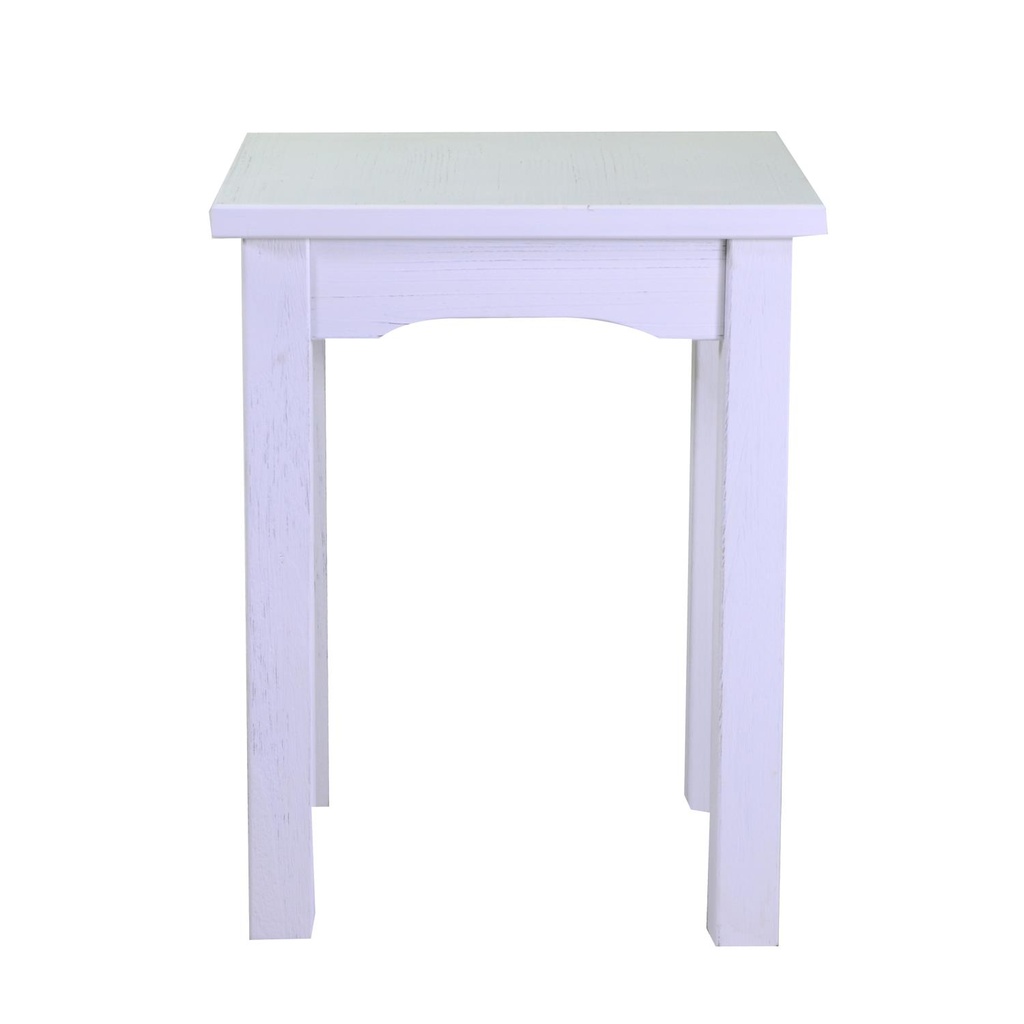 Tavolo esposizione in legno bianco Nantes cm154x46xh100