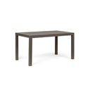 Tavolo per esterno allungabile in alluminio Caffè HILDE YK14 140/210x77x h75 cm