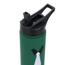 Round yellow steel thermos 0,5L cm5,5x11h23