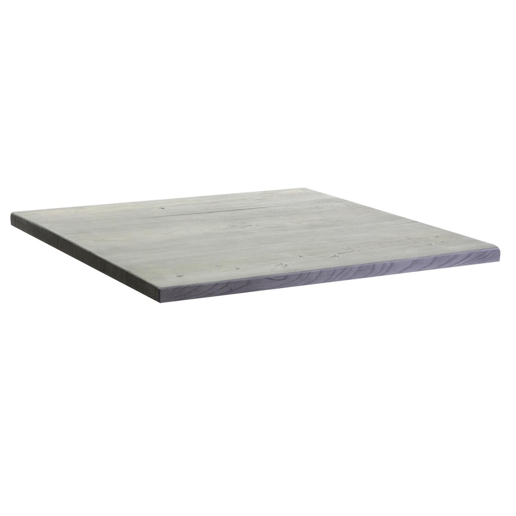 Top tavolo in resina per esterno grigio