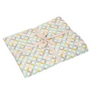 Tovaglia optical verde chiaro hem cm2.5rettangolare cm140x180
