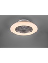 Ventilatore Lampadario Led Dimmerabile Stralsund Alluminio Trio Lighting