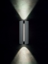Applique 8W+4W Led 4000K  linea vision  grafite