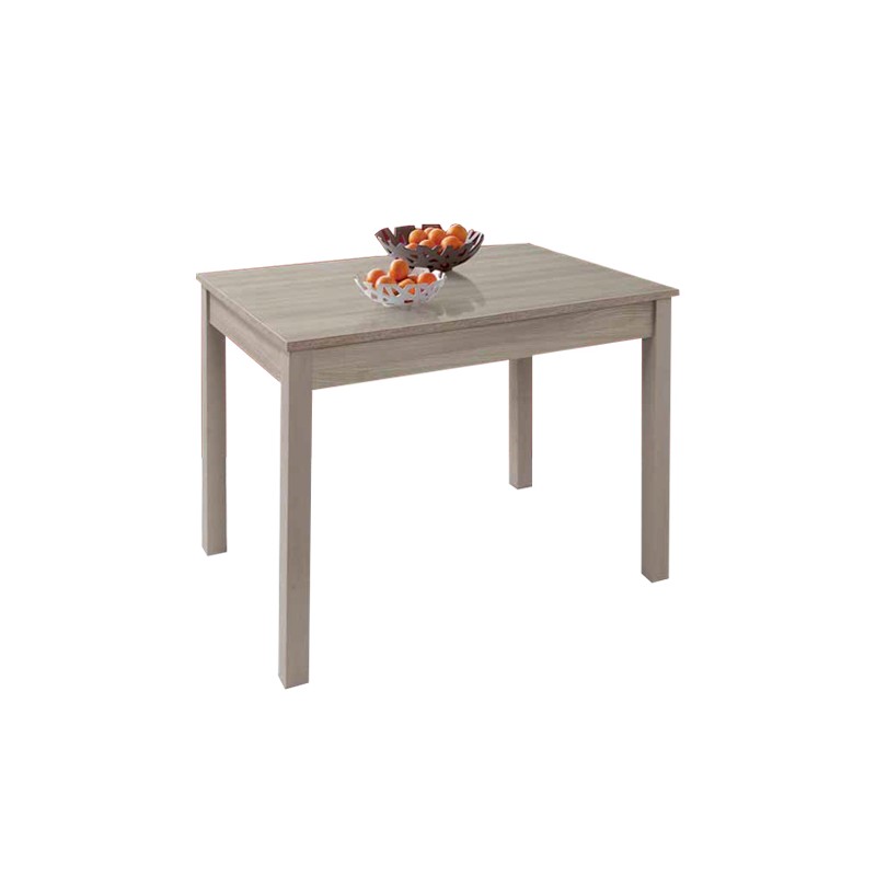 Tavolo da pranzo allungabile olmo in legno nobilitato cm 60x90/120