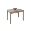 Tavolo da pranzo allungabile olmo in legno nobilitato cm 60x90/120