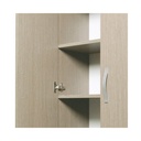 Armadio scarpiera multiuso Olmo in legno nobilitato 2 ante h130x71x38 cm