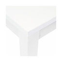 Tavolo pranzo allungabile bianco frassinato in legno nobilitato cm 85x140/180