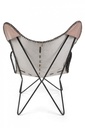 Poltrona Buffalo nera in pelle 68x70x93h cm