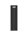 Piantana Dezwo 1xE27 Titanio Diffusore Bianco Ø28 cm Trio Lighting