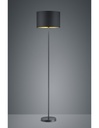 Piantana Hostel Metallo Nero-Oro H160 cm Ø35 cm Trio Lighting