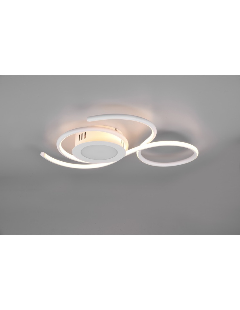 Plafoniera Design Moderno Led Dimmer Jive Bianco Trio Lighting