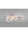 Plafoniera Moderna Led Dimmer Per Soggiorno Jive Nichel Trio Lighting