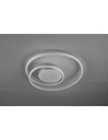 Plafoniera Zibal Alluminio Spirale Led 22w Dimmerabile Ø39 cm Trio Lighting