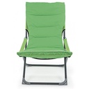 Sdraio pieghevole Relax imbottita SFOD Verde 60x90xh86 cm