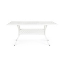 Tavolo da esterno Ivrea rettangolare bianco cm 90 x 160