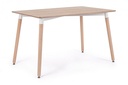 Tavolo in legno stile naturale 120x80