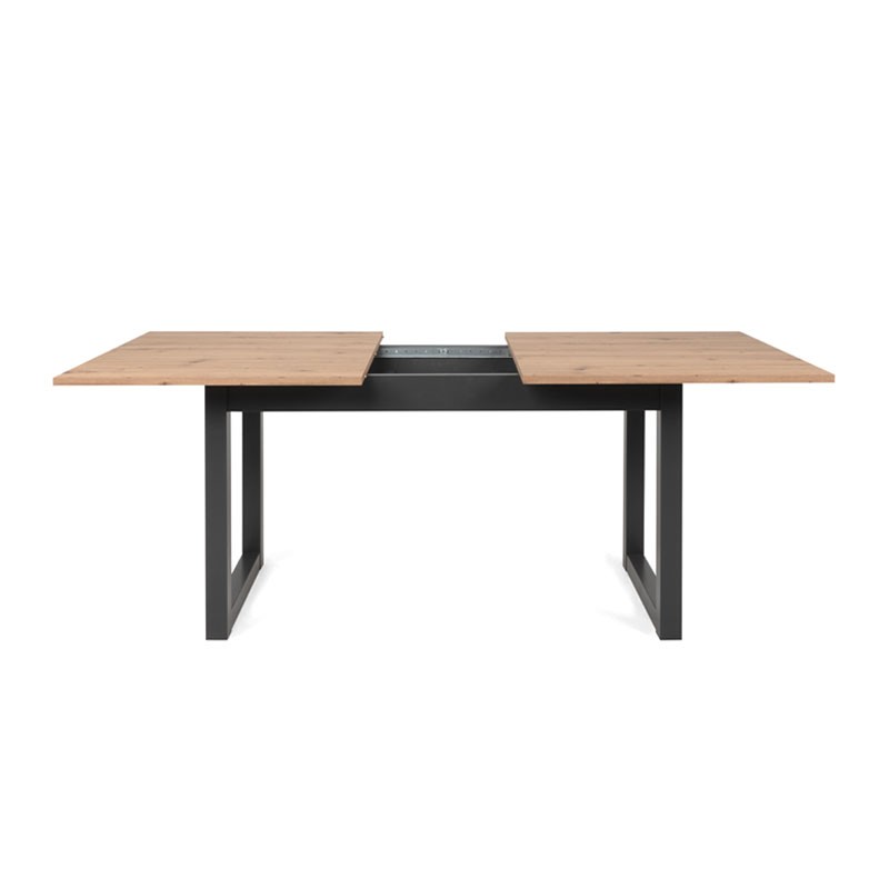 Tavolo moderno salotto cucina  allungabile quercia cm 160/200 x 90