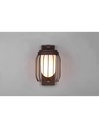 Applique Gabbia Ruggine 1xE27 Tuela IP44 Sensore Movimento Trio Lighting