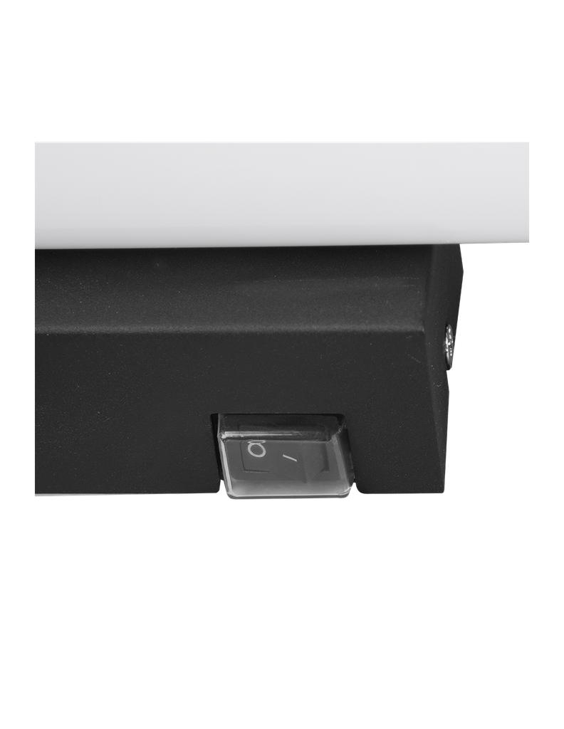 Applique da Specchio LED Nero 40cm IP44