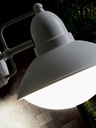 Applique in alluminio bianco con attacco E27