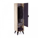 Armadio Ingresso Camera Slim Porta Abiti Portatutto 45x45x182 cm