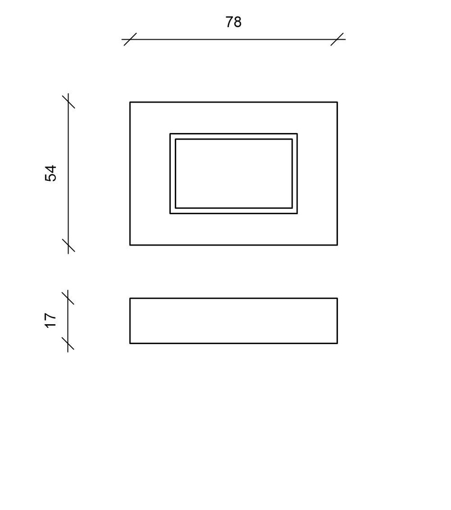 Biocamino design da parete grigio cromo 78x17x54 cm