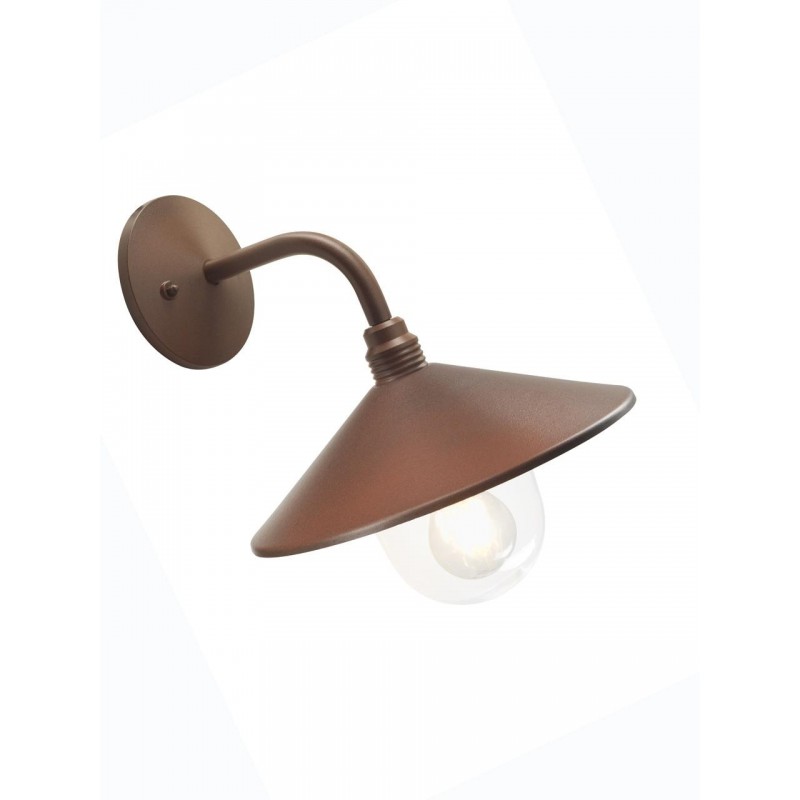 Applique in vetro trasparente, struttura in alluminio bianco, altezza max lampada 105mm