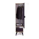 Armadio Ingresso Camera Slim Porta Abiti Portatutto 45x45x182 cm