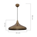 Lampada a sospensione bronzo Navada ASZ1345