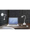 Lampada da Scrivania Led Viper Bianco H31 cm