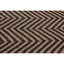 Panca etnica in legno nero 176x86x46 cm